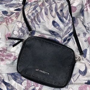 Black studded crossbody